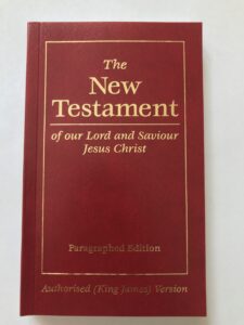 paragraphed new testament